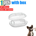 Kit Dedal Escova Dental de Silicone para Pets – Higiene Bucal para Cães e Gatos em Casa