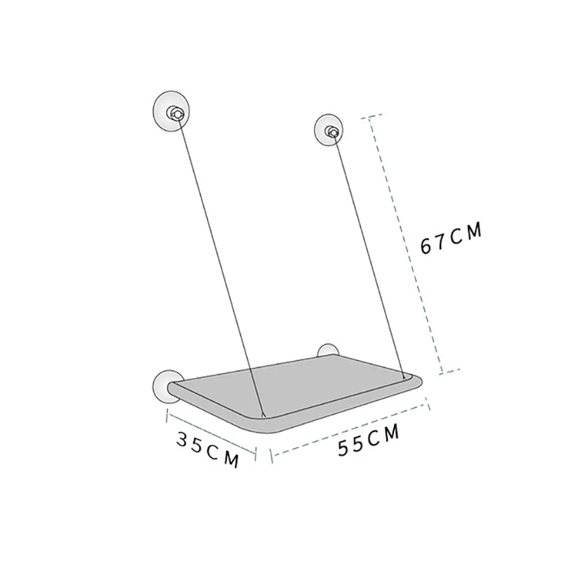 Rede Suspensa de Janela para Gatos – Cama Hammock com Fixação por Ventosa (até 20 kg)