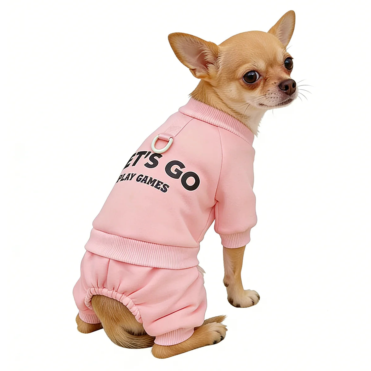 Moletom de Inverno para Cães Pequenos e Médios – Suéter Fleece com Capuz