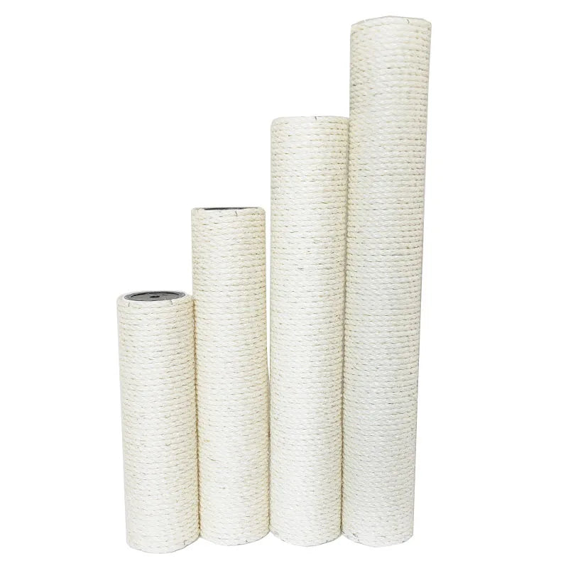 Poste Sisal Natural para Arranhador de Gatos – Reposição para Árvore e Estruturas DIY