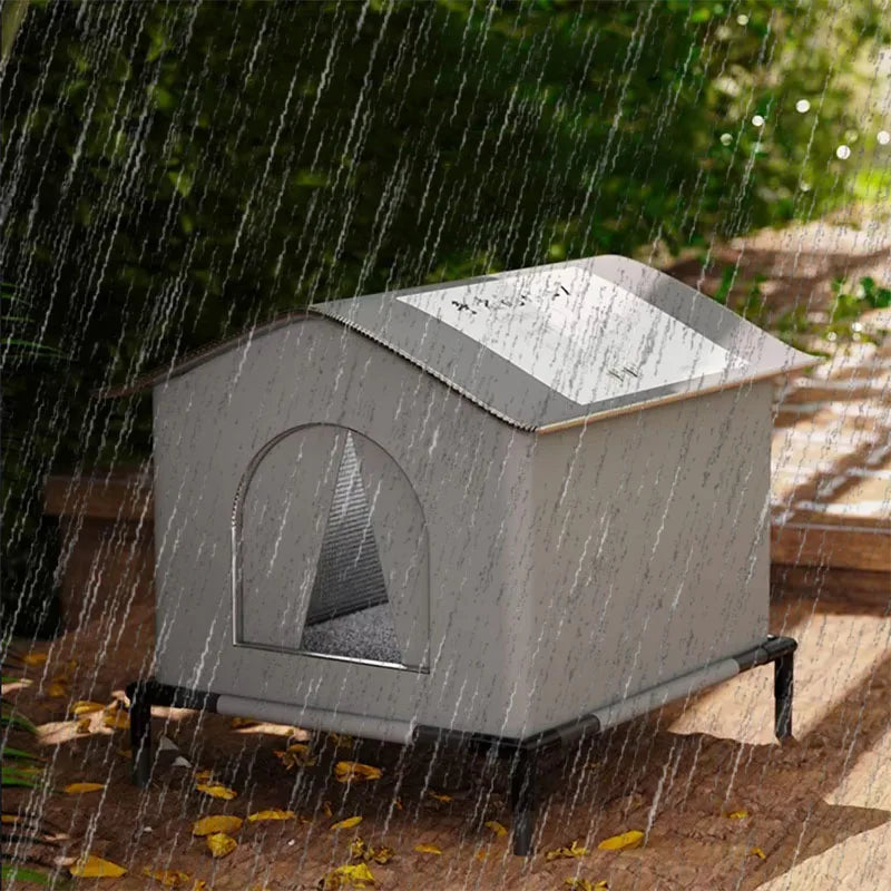 Abrigo Caverna Impermeável para Pets – Cama Casa Dobrável para Filhotes, Gatos e Cães