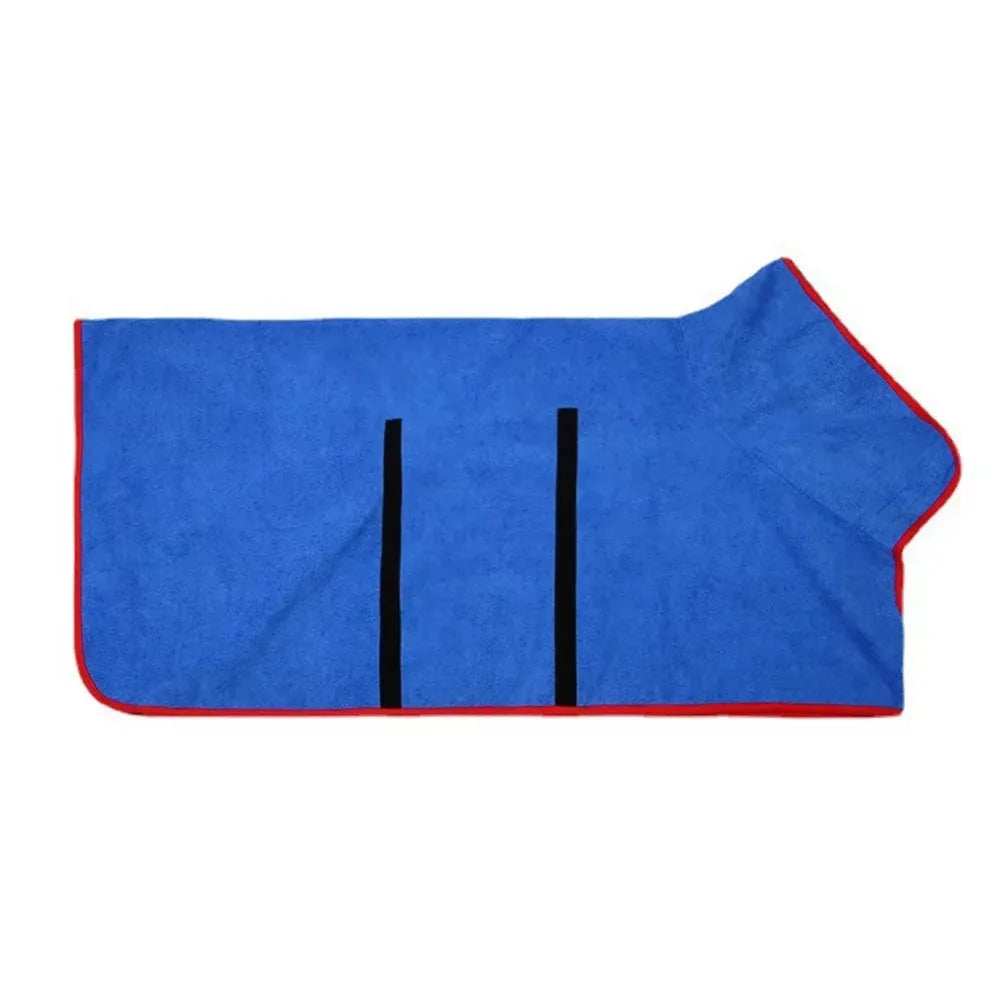 Roupão de Banho Absorvente para Pets – Secagem Rápida para Cães e Gatos