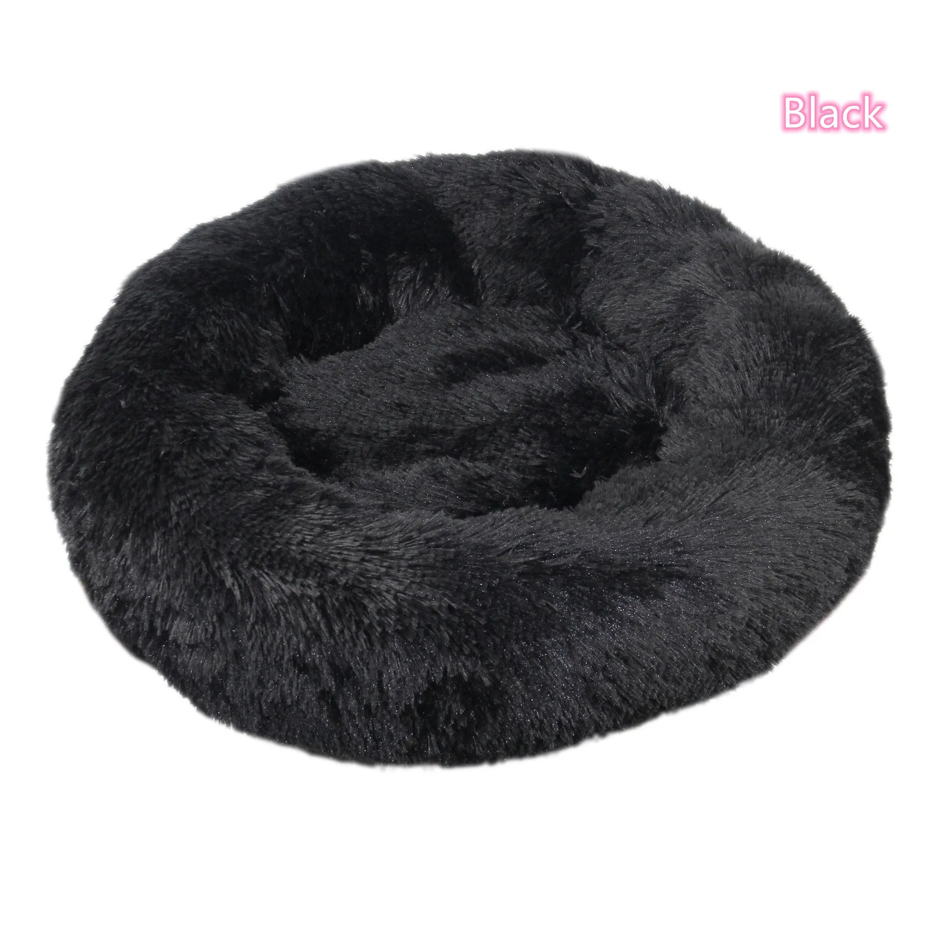 Cama Rosquinha Pelúcia Antiansiosa para Pets – Ultra Macia e Lavável (Inverno)