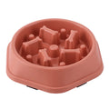 Pote Slow Feeder Espessado para Pets – Tigela Redonda Anti-Engasgo com Base Antiderrapante