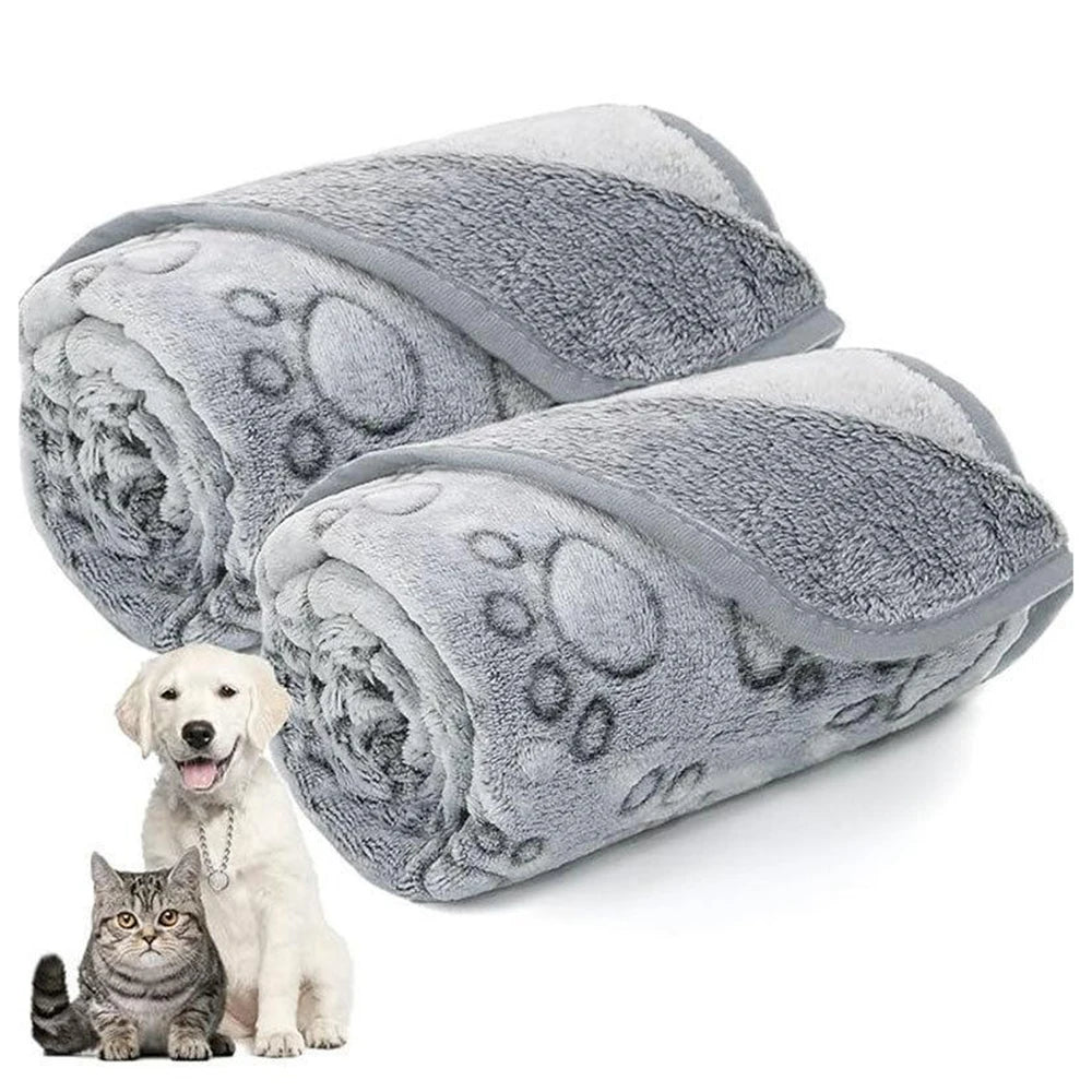 Manta de Inverno Macia e Lavável para Pets – Cobertor Quentinho para Cães e Gatos